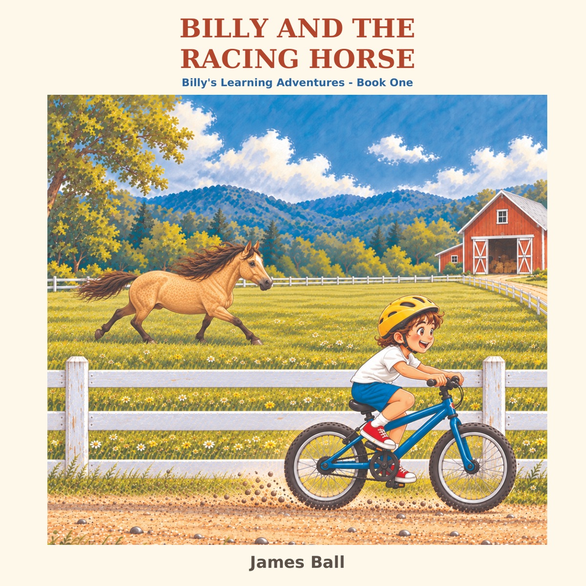 Billy and the Racing Horse by James Ball book cover